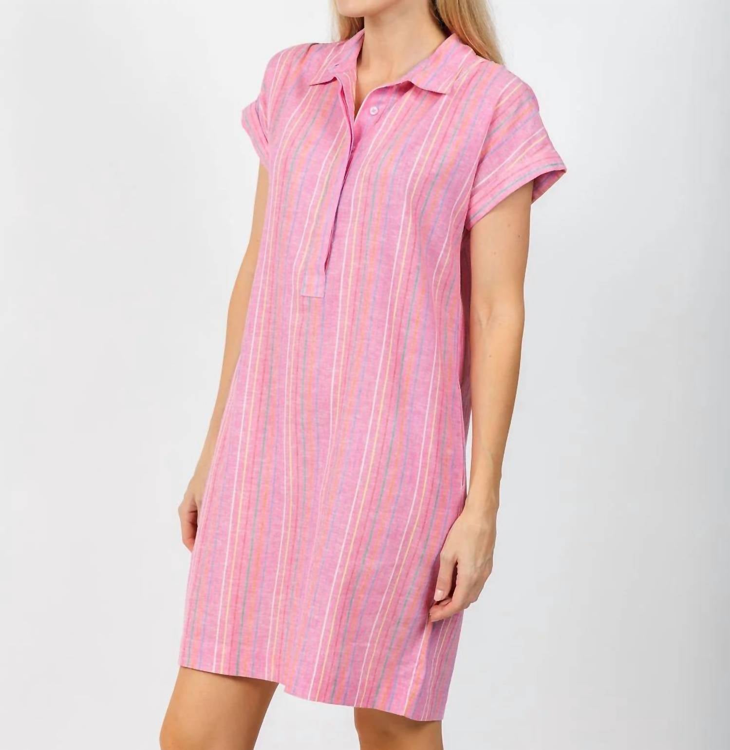 Pure Amici - Ivonne Stripe Linen Dress