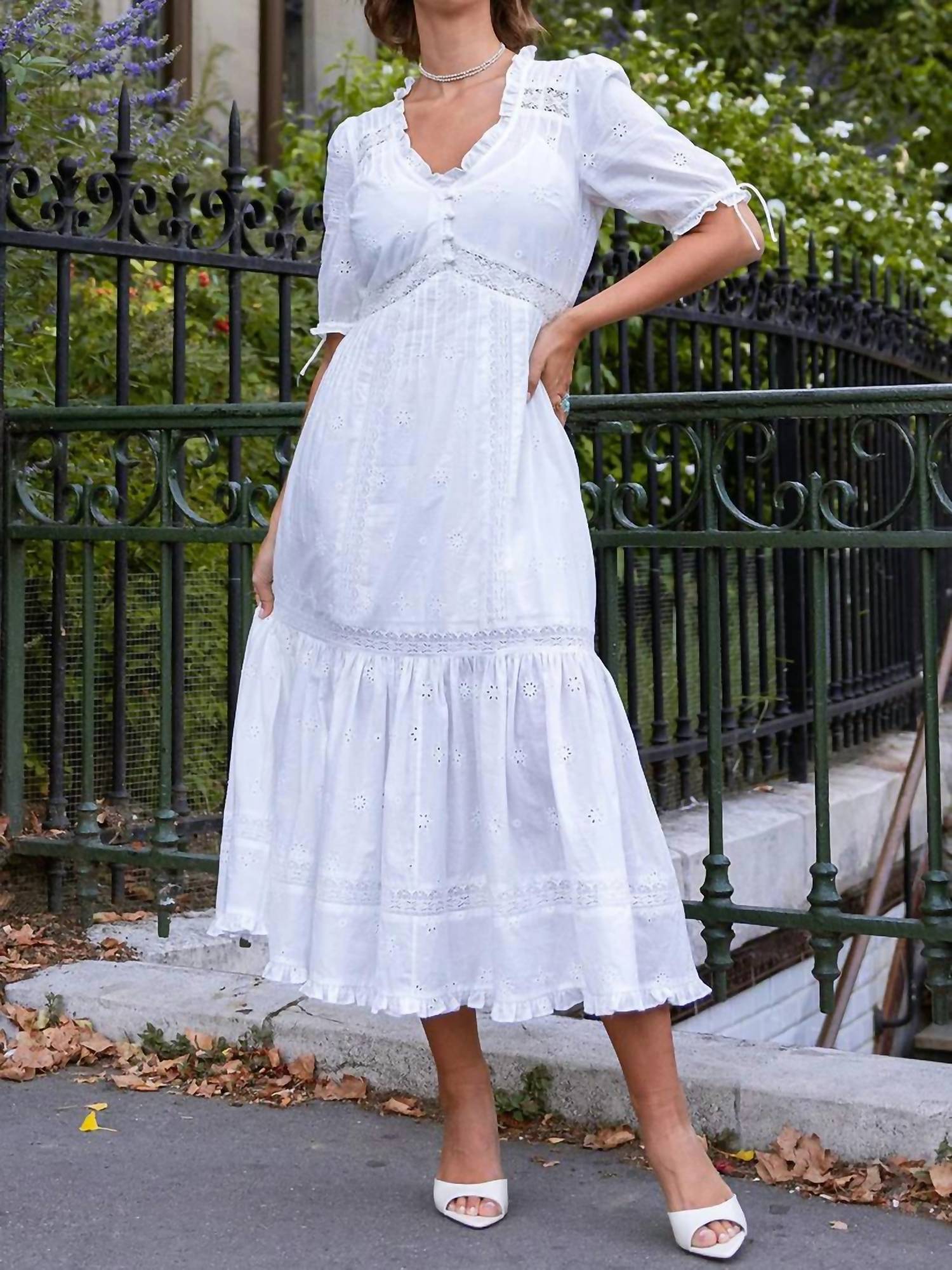 Strawberry Paris - Colette Midi Dress