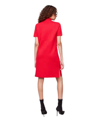 Charlie B - Short-Sleeve Mock Neck Sweater Dress