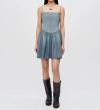 Re/Done - Chambray Gathered Dress