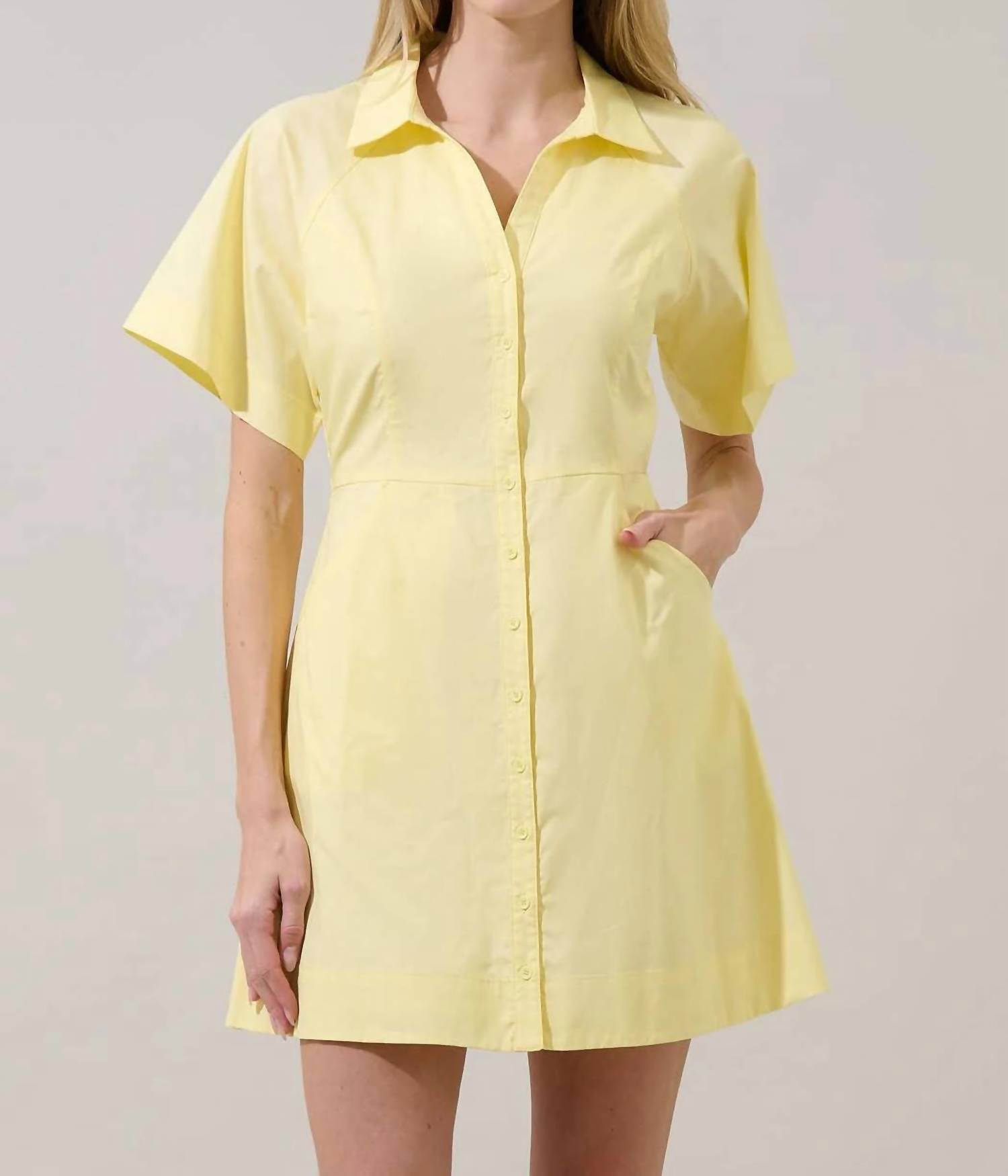 Sugarlips - Durella Button Down Mini Dress