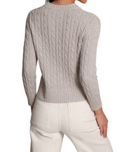 Alashan Cashmere - Hazel Lurex Cable V Neck Sweater