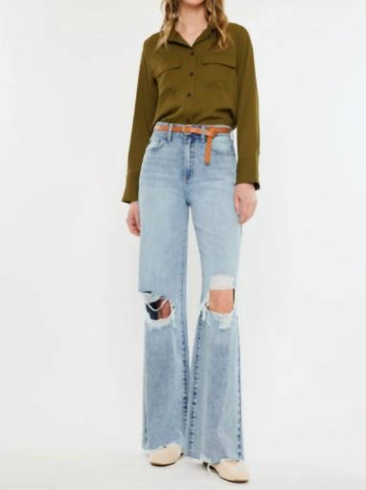 Kancan - Ultra High Rise Wide Leg Jeans