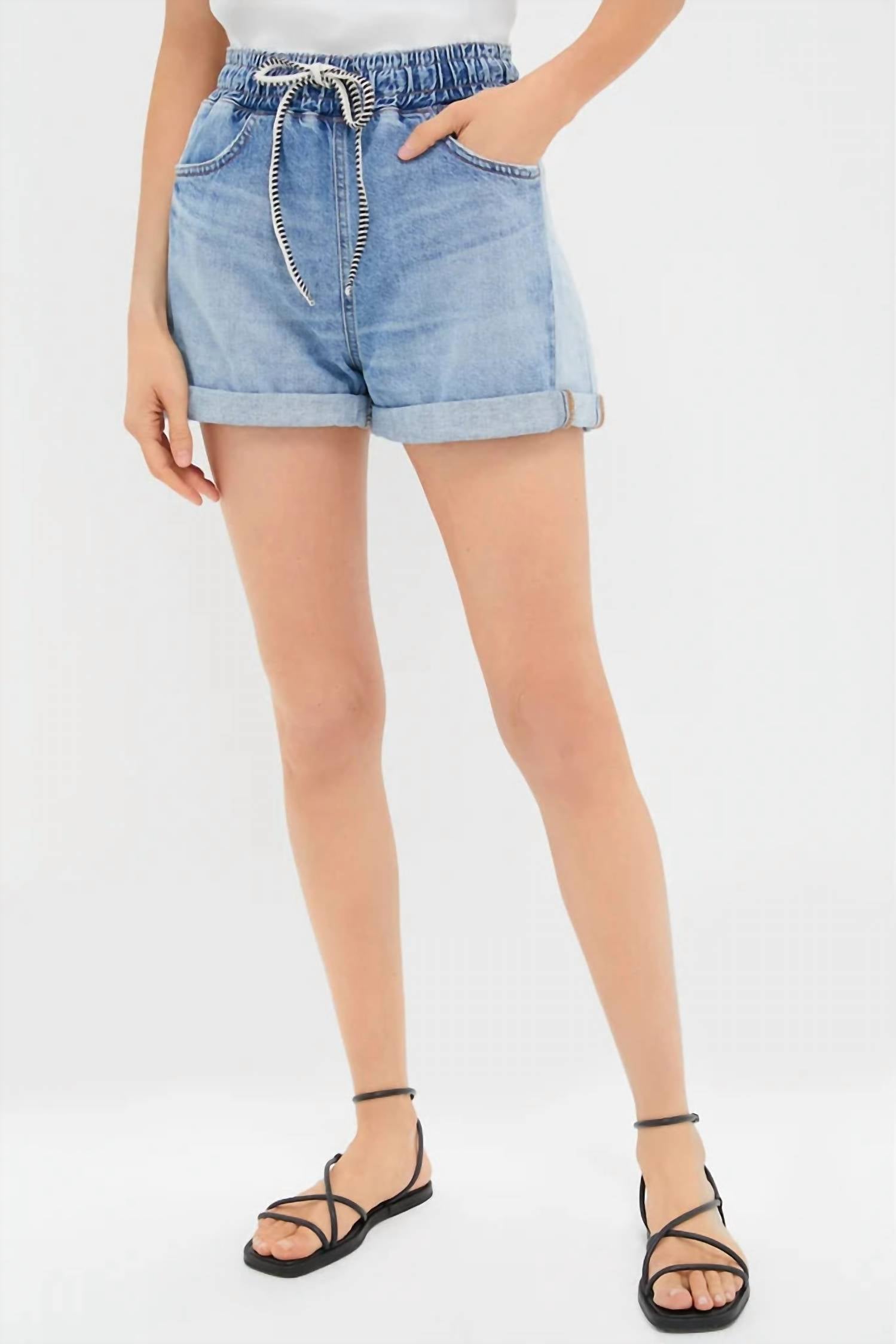 ASKK NY Cancun Short in blue - women's shorts