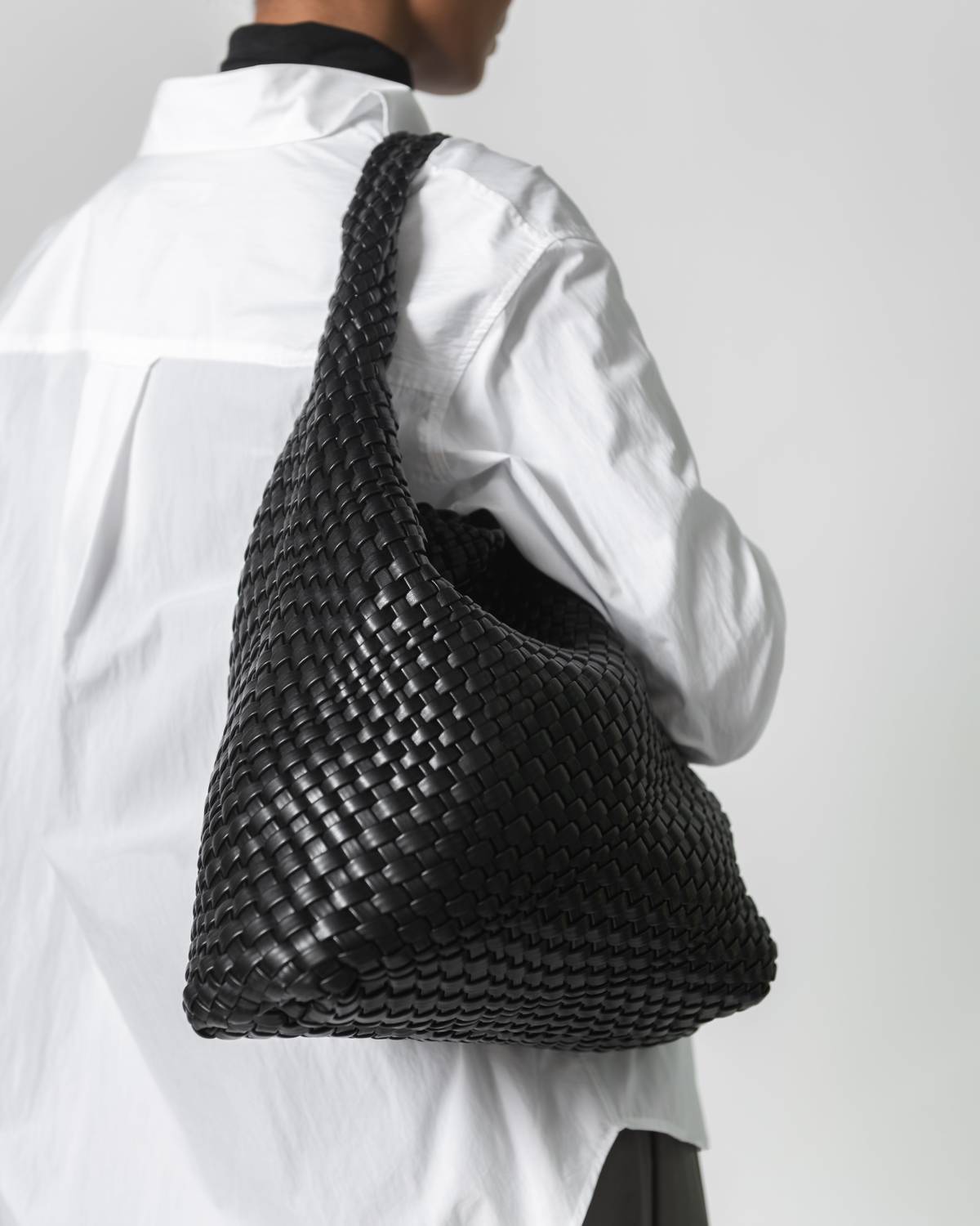 Melie Bianco - Women's Woven Large Shoulder Bag