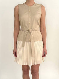 Cartolina Nantucket Emory Mini Dress in ecru 1 - women's dress