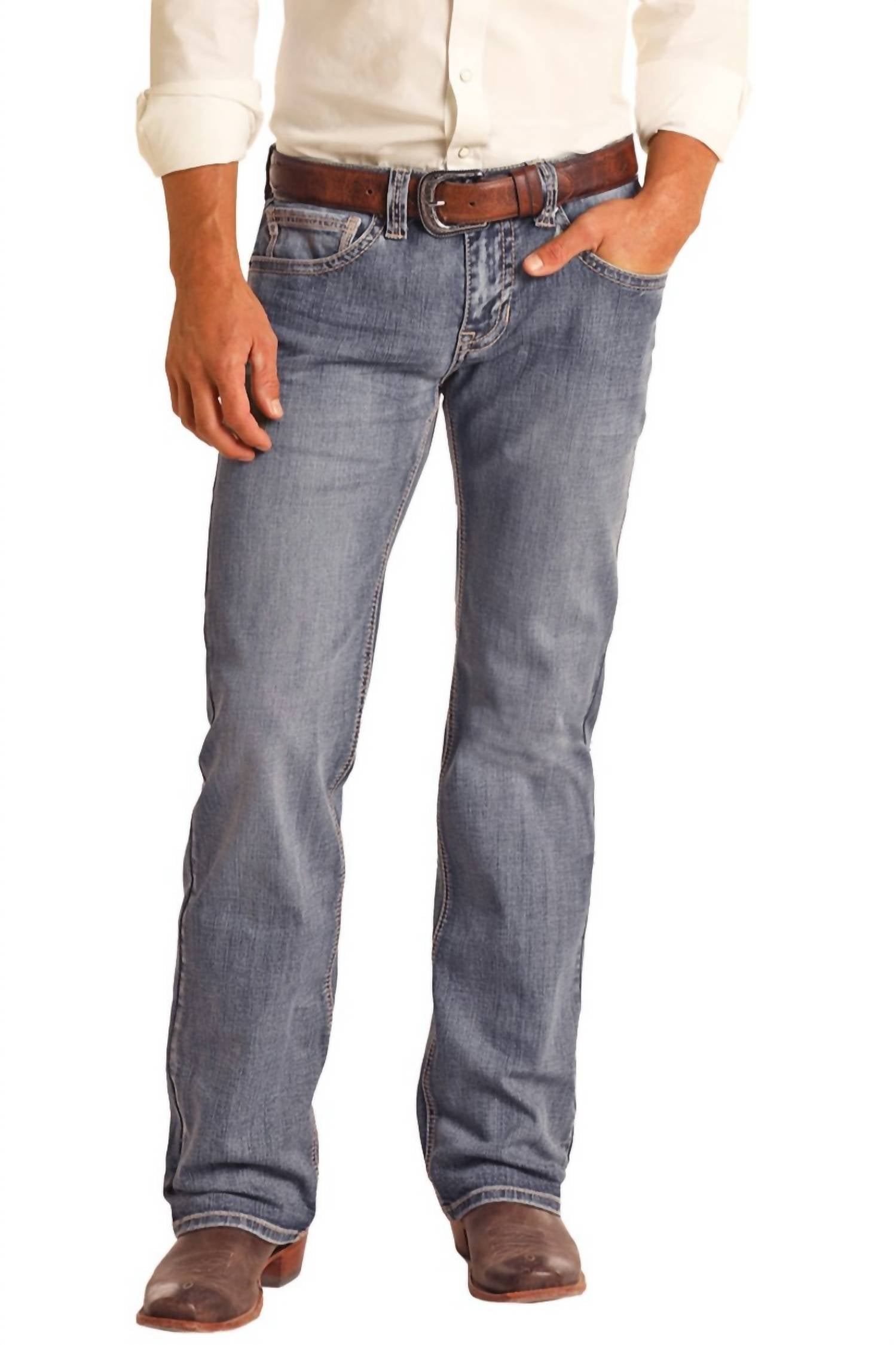 Rock & Roll Denim - Pistol Straight-leg Reflex Jean