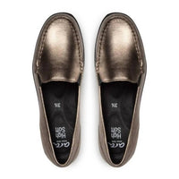 Ara Women's Dewitt Metallic Wedge Loafer in taiga metallic calf - women's flats - alternate view