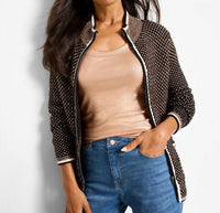 Nic + Zoe - Brick Stitch Knit Jacket