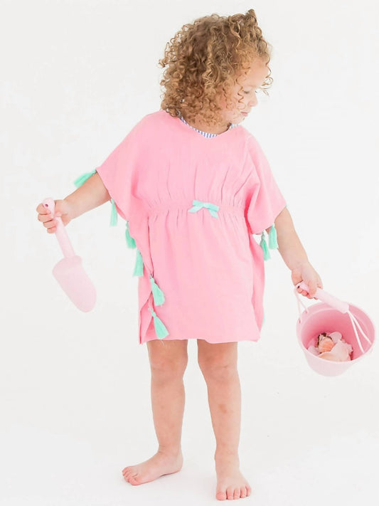 Rufflebutts - Girls Tassel Kaftan Cover-Up