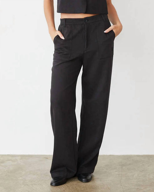 Monrow - Soft Twill Patch Pocket Pant