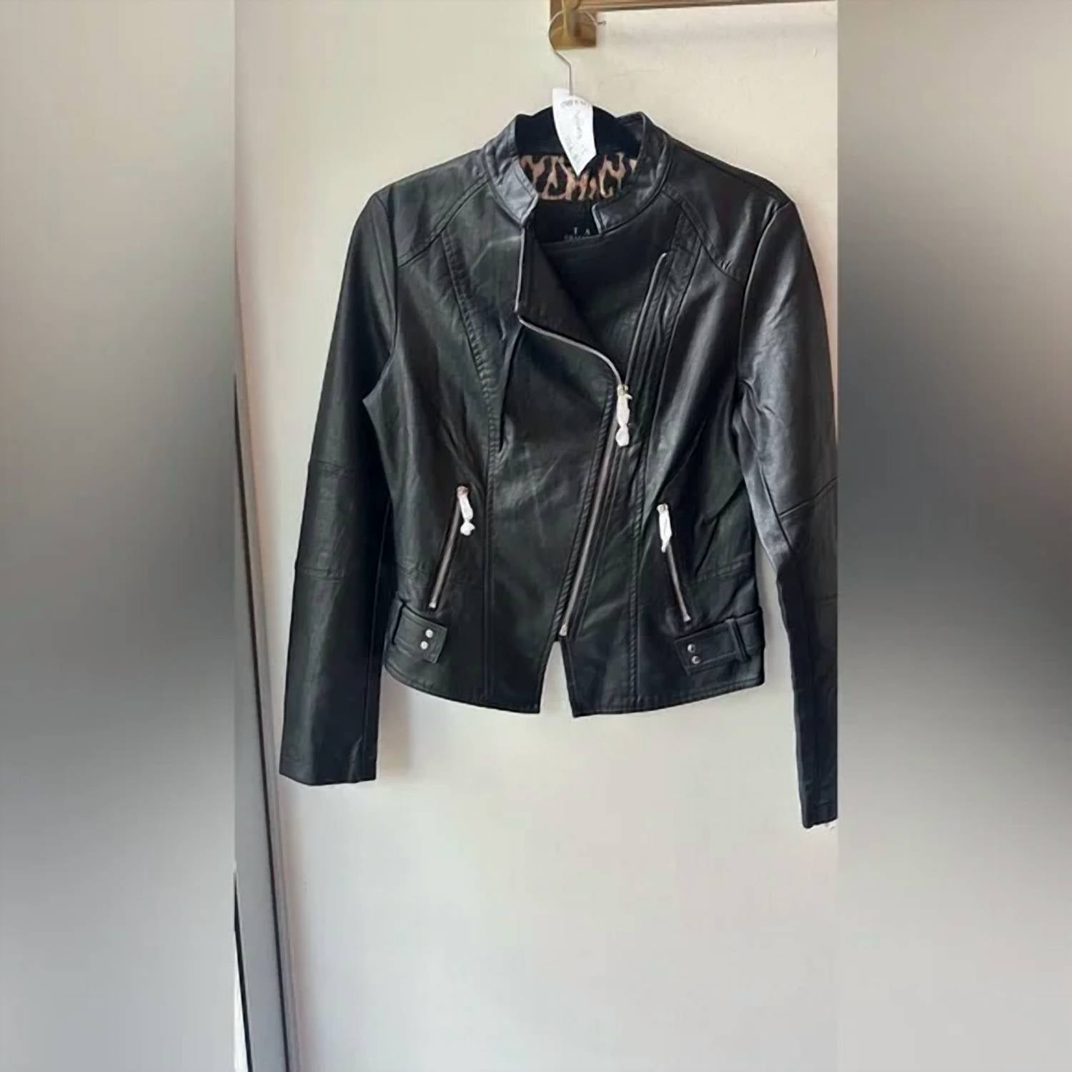 Coalition La - WOMEN'S MOTO VEGAN LEATHER JACKET