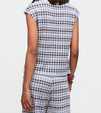 Aldo Martins - Printed Sweater Vest