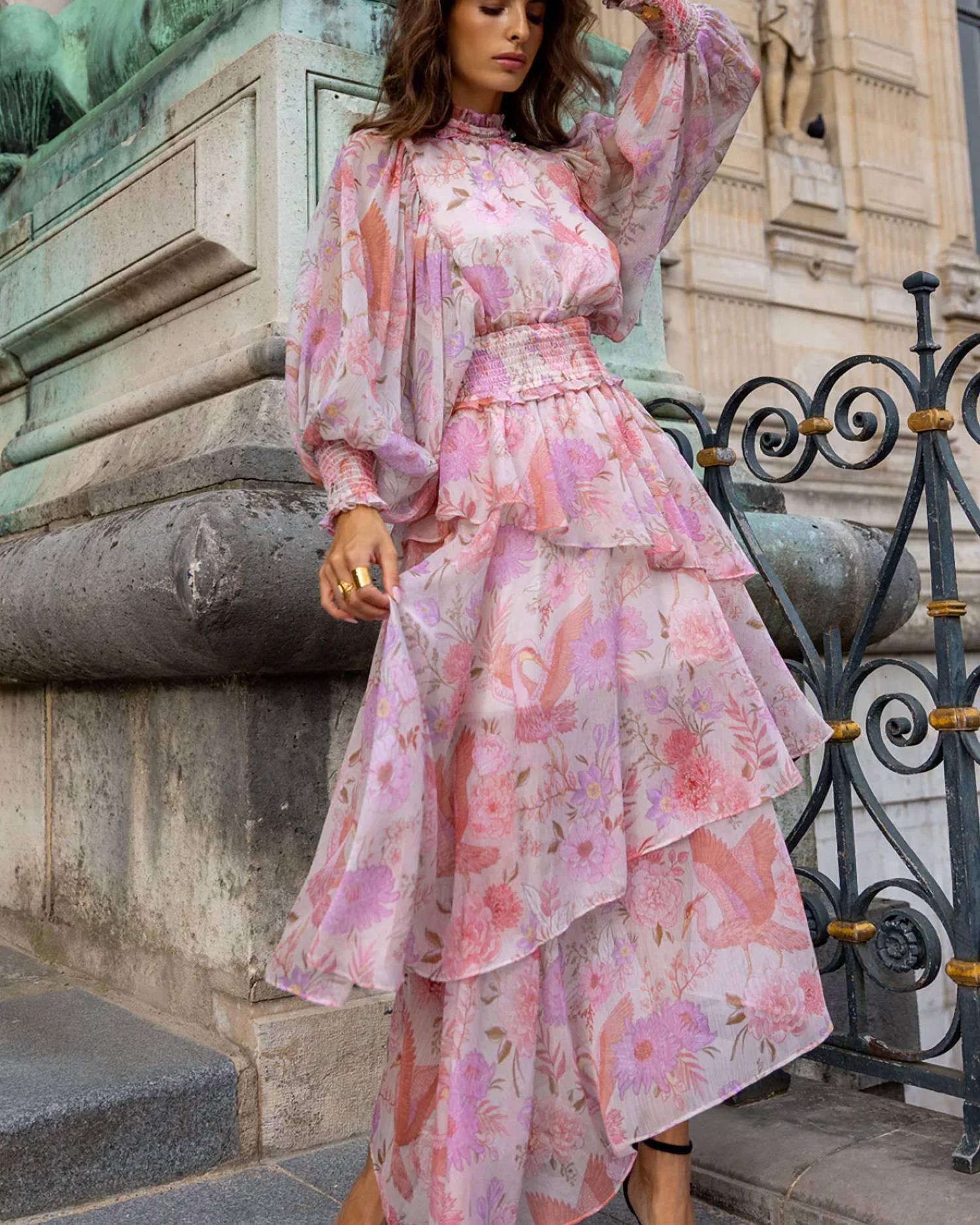 Strawberry Paris - Orchid Maxi Dress