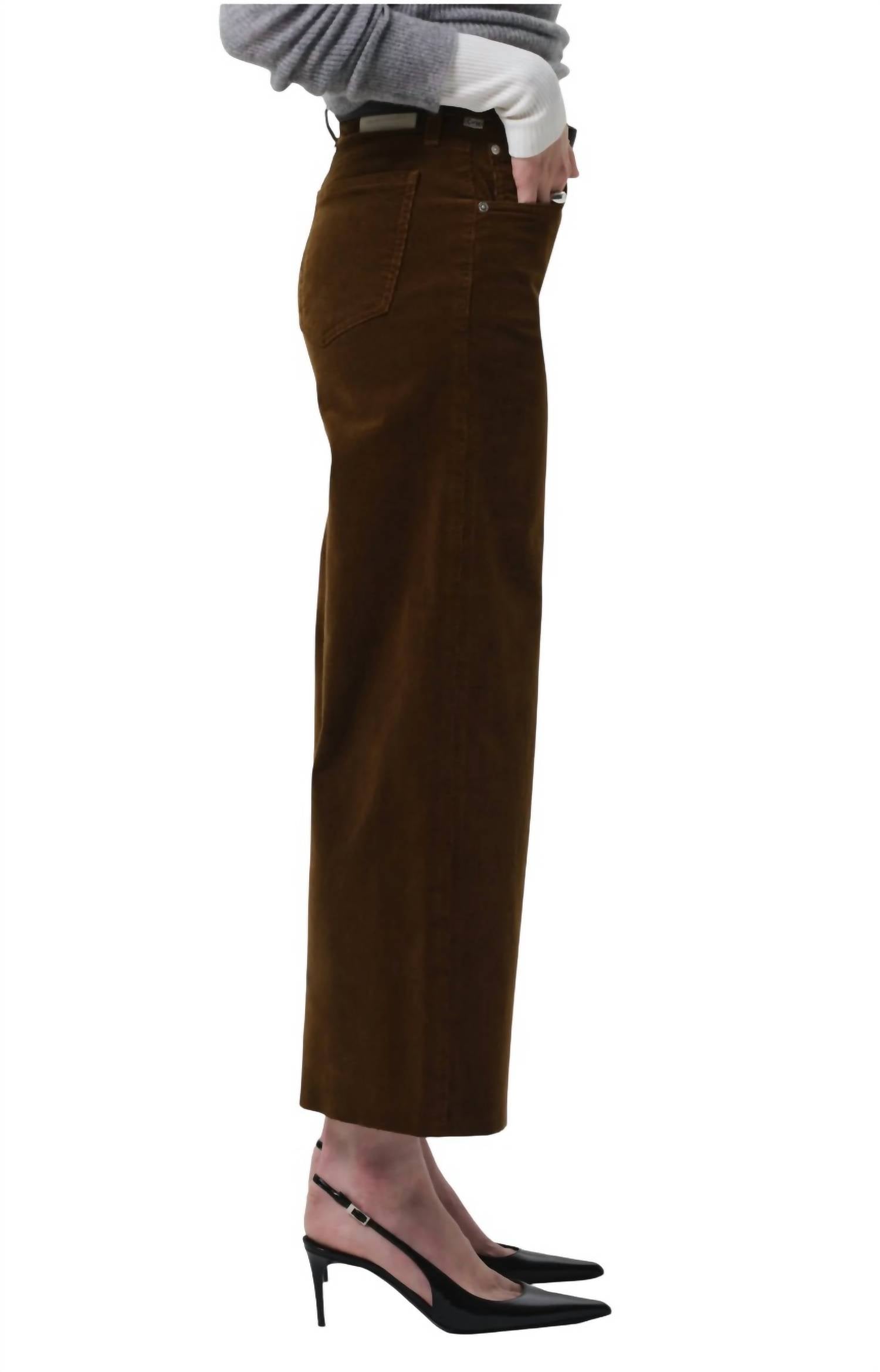 Citizens Of Humanity - Lyra Wide Leg Crop Corduroy Pants
