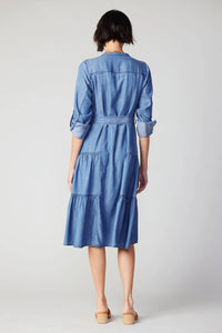 Current Air - Chambray Buttondown Dress