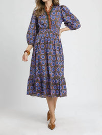 Umgee - Vibrant Floral Midi Dress