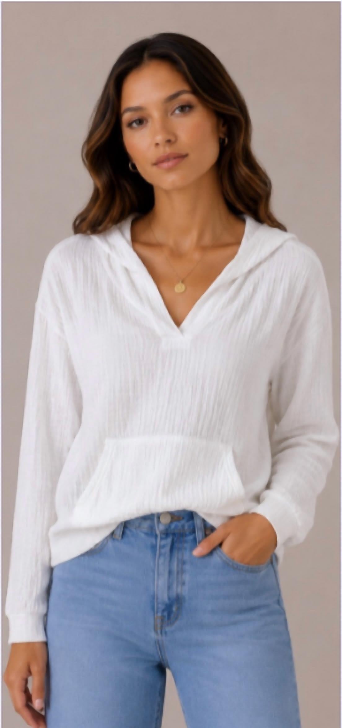 Caydn - Kylie Gauze Hoodie