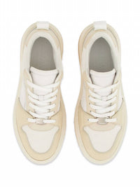 Salvatore Ferragamo - Men's Leather Sneakers With Stitched Details