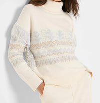 Nic + Zoe - Tinsley Trimmed Fringe Sweater