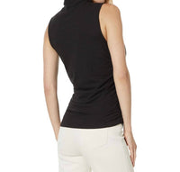 Lilla P - Shirred Mock Neck Tank Top