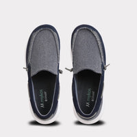 Mykos Men's Calvin Slip-on Shoe in navy - men's loafer - view 8