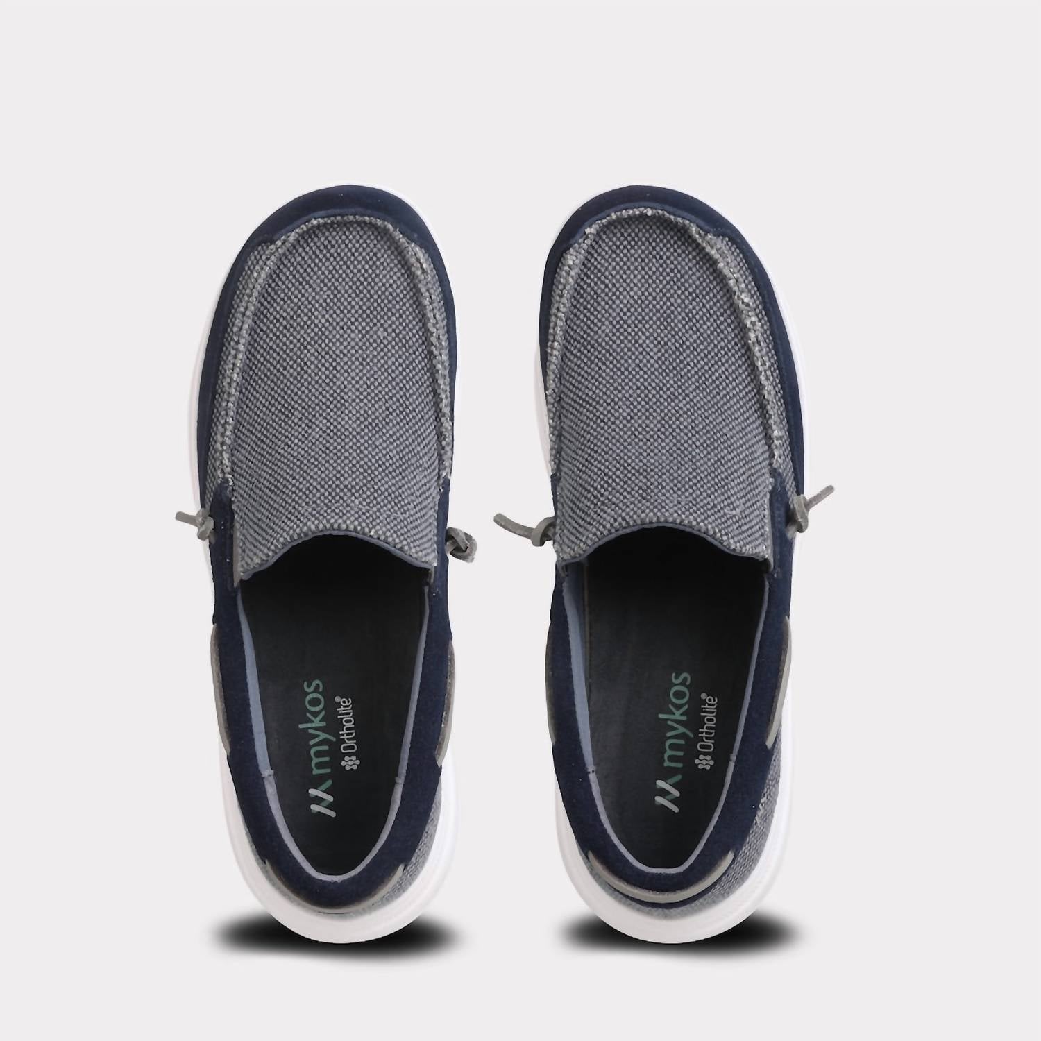 Mykos Men's Calvin Slip-on Shoe in navy - men's loafer - view 8