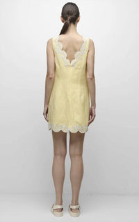 Simkhai - Edena Embroidered Linen Mini Dress