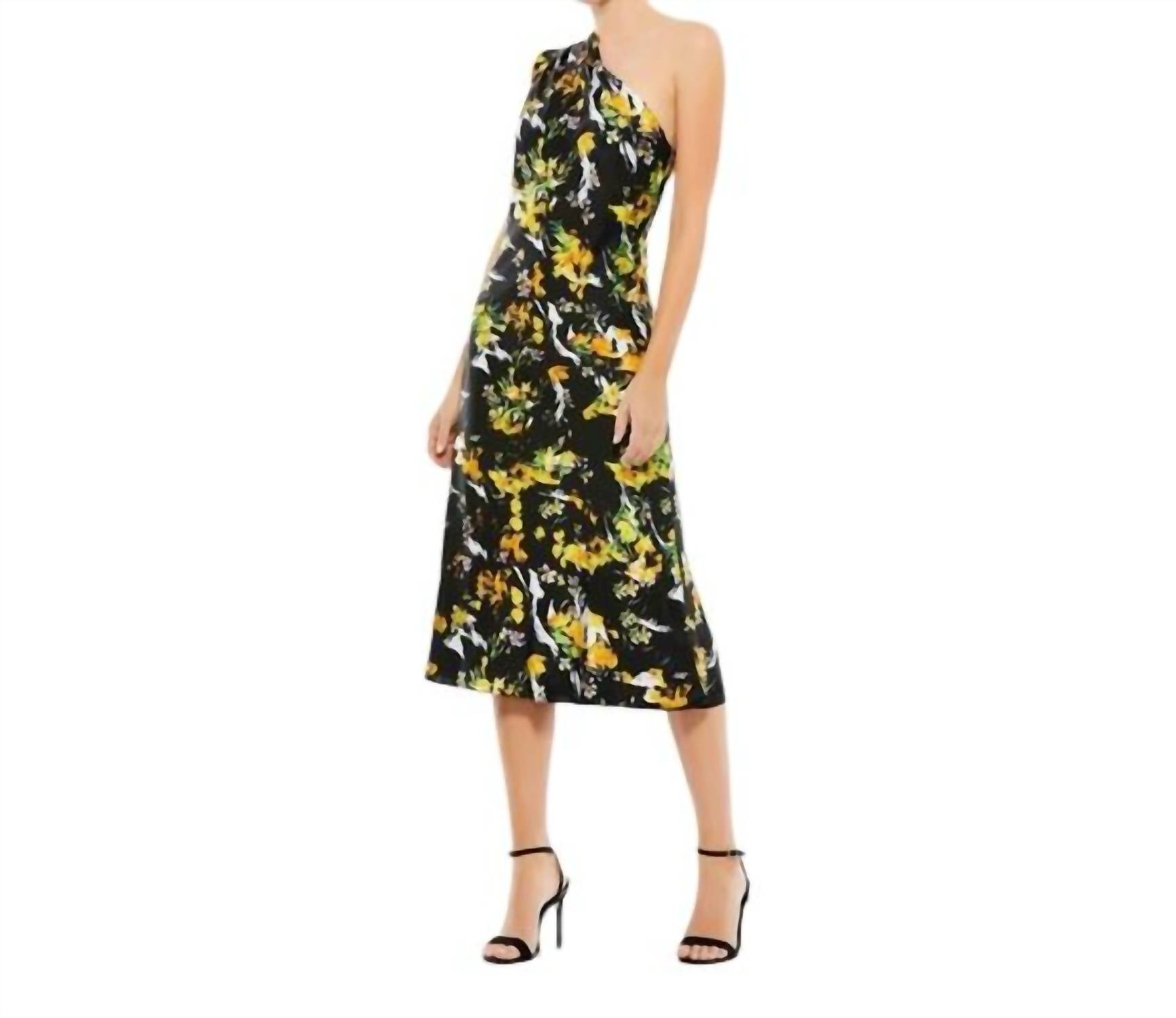 Mac Duggal - Asymmetrical One Shoulder Sleeveless Dress