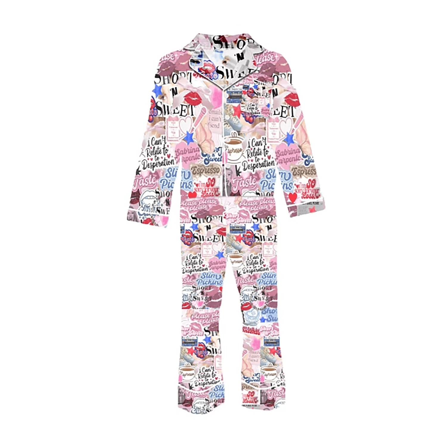 Tweenstyle - Sabrina Carpenter Silk Loungewear Set