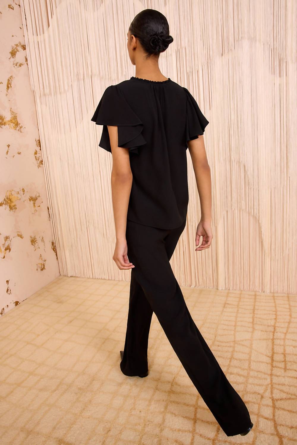 Ulla Johnson - Lilo Flutter Sleeve Blouse