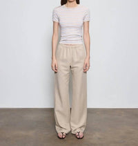 Enza Costa - Cotton Stripe Classic Short Sleeve Tee