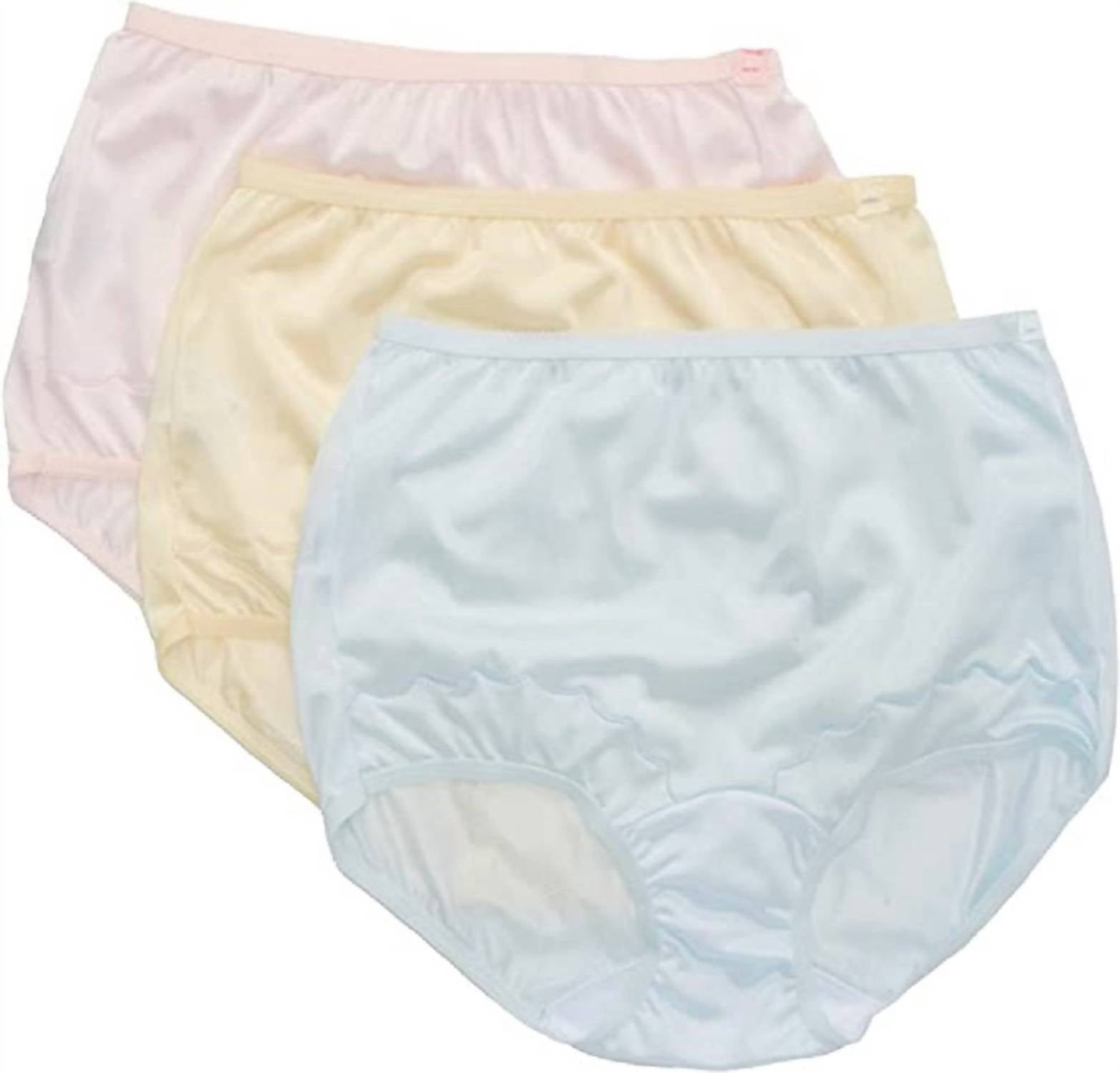 Shadowline Lingerie - Dixie Belle Scallop Trim Full Panty - Three Pack