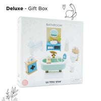 Le Toy Van - Kid's Wooden Dollhouse Bathroom Furniture