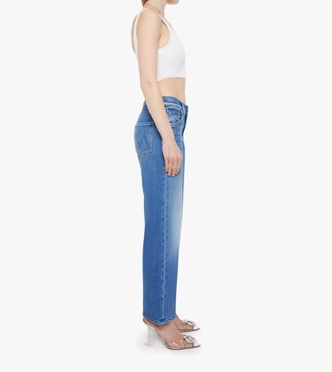 Mother - Mid Rise Rambler Zip Ankle Jeans