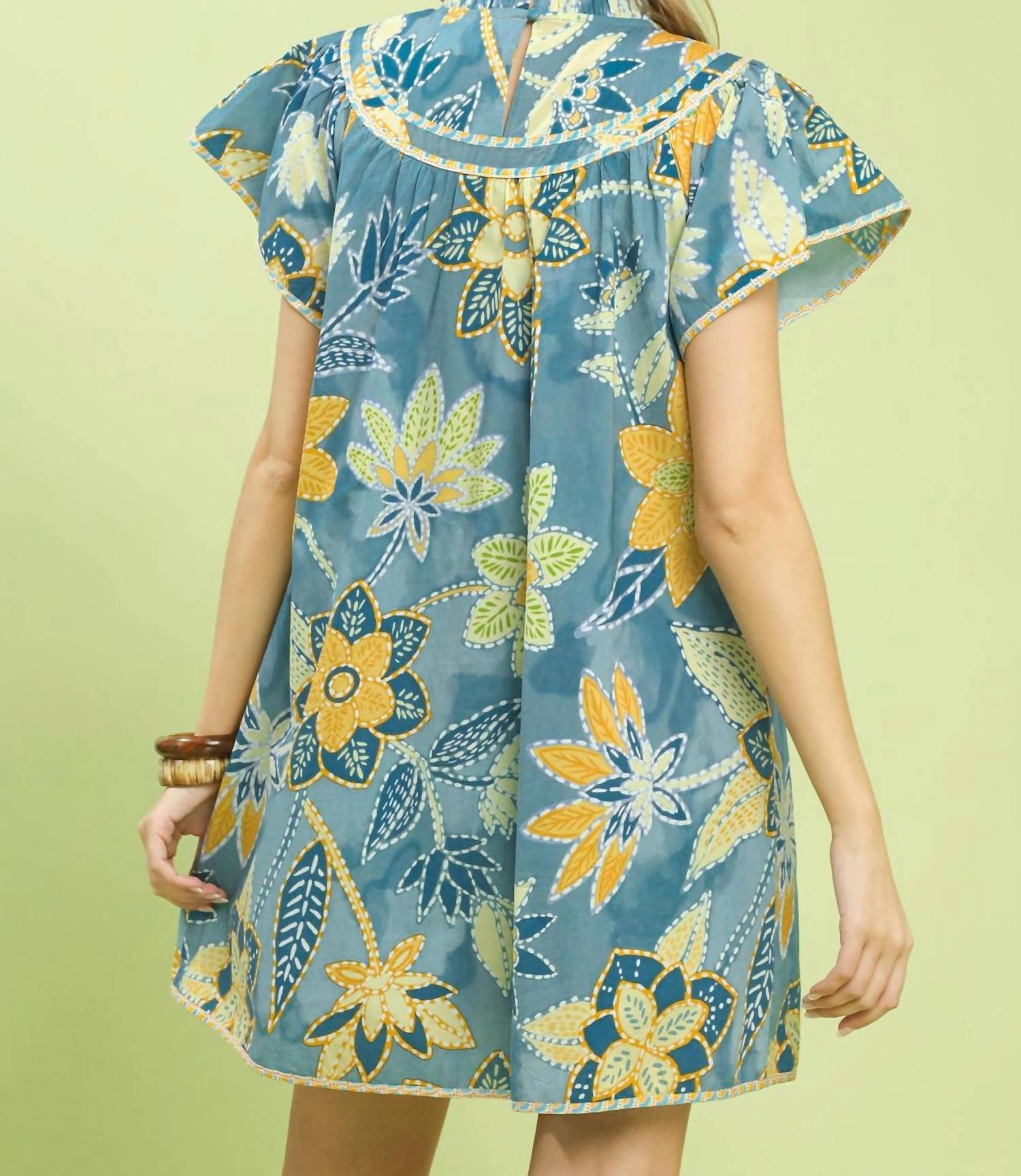Umgee - Mix Abstract Print Dress