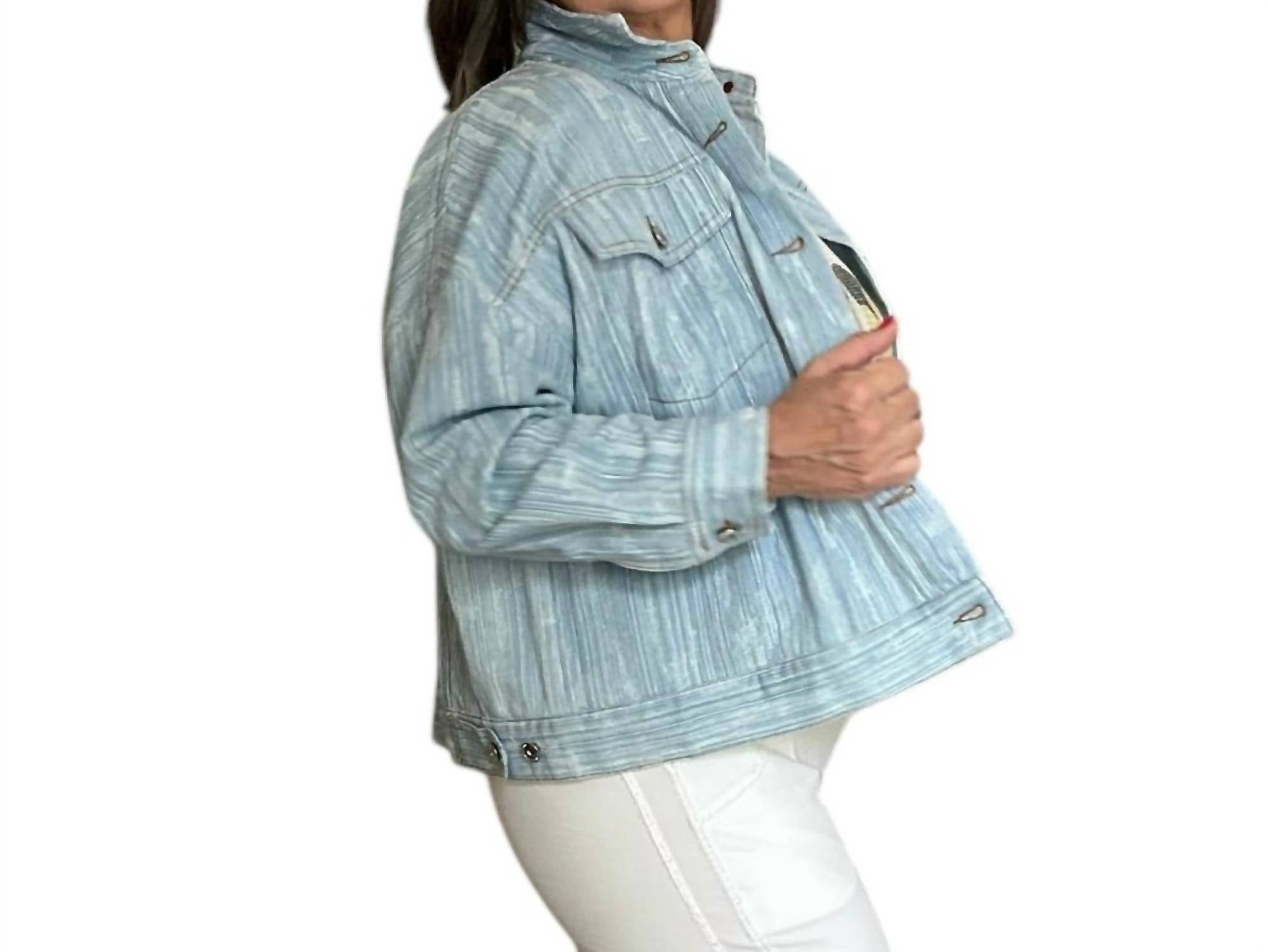 Denim Days - Textured Denim Jacket