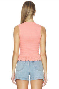 Pistola - Phoebe Smocked Tank Top