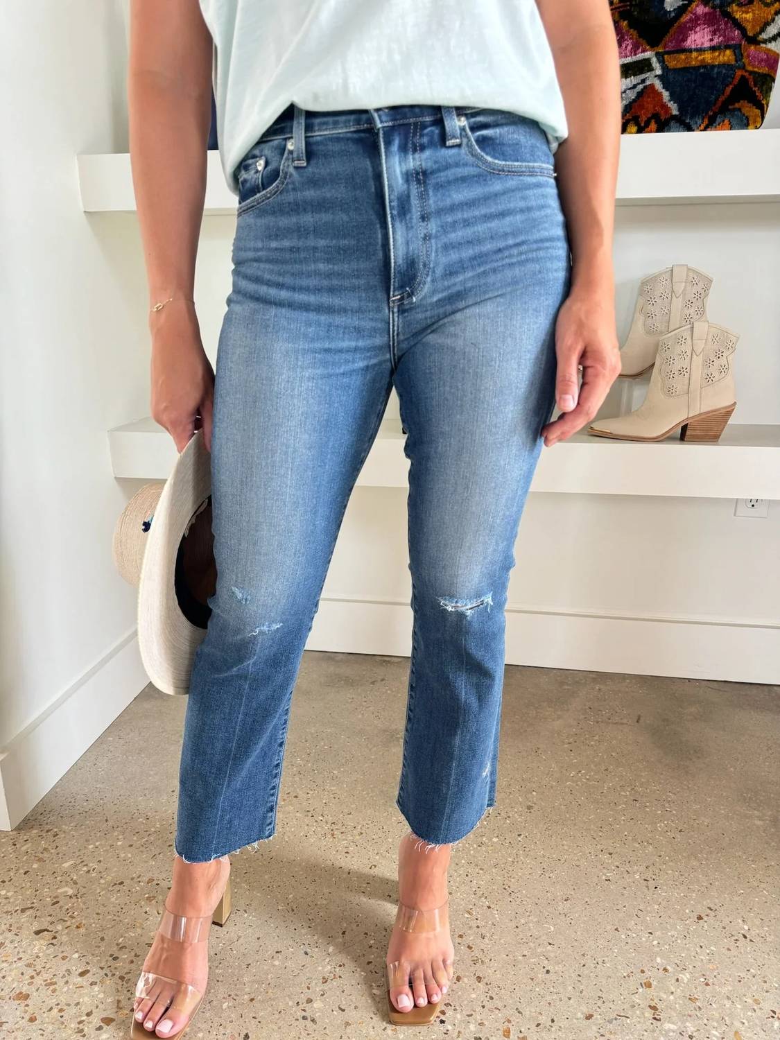 Pistola - Women's Lennon High Rise Crop Jean