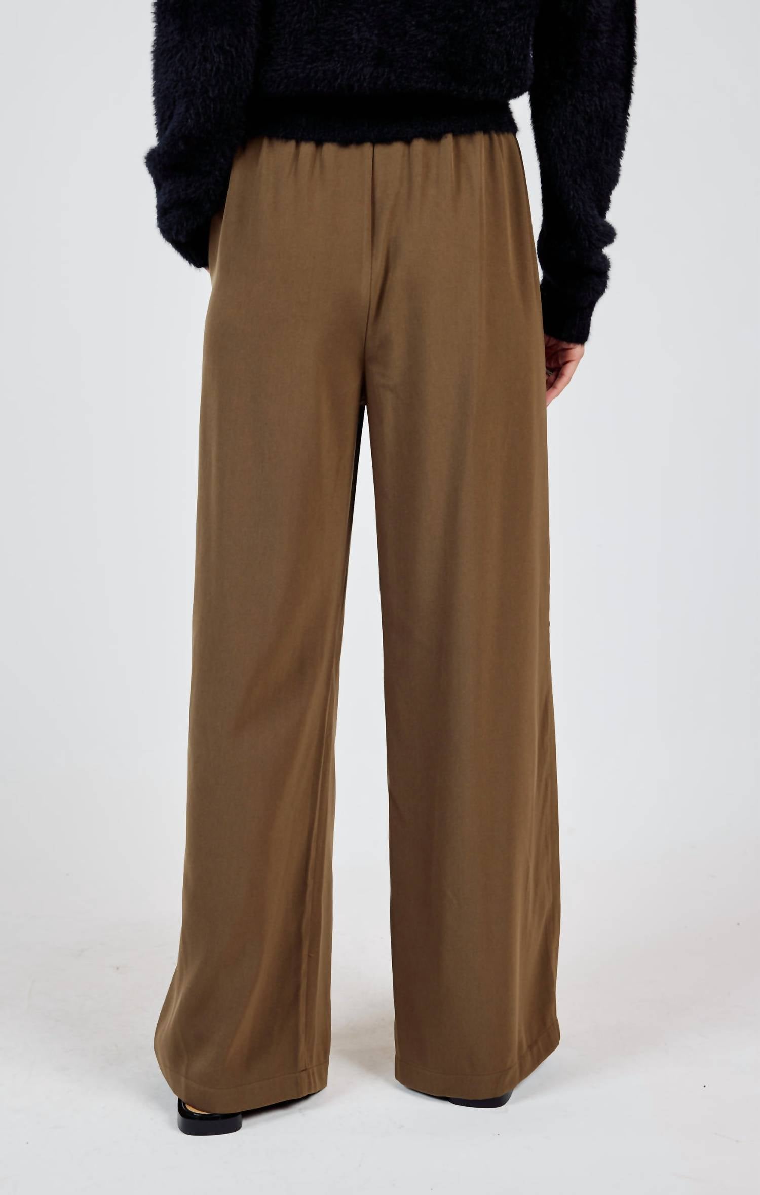 Sadie & Sage - Silent Streets Wide Leg Pleated Pant
