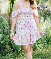 Lovesome - Puff Sleeve Mini Dress
