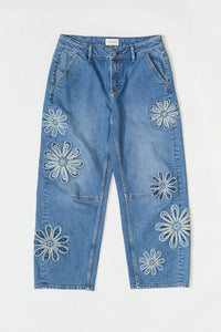Driftwood - Barbie Barrel X Daisy Patchwork Jeans