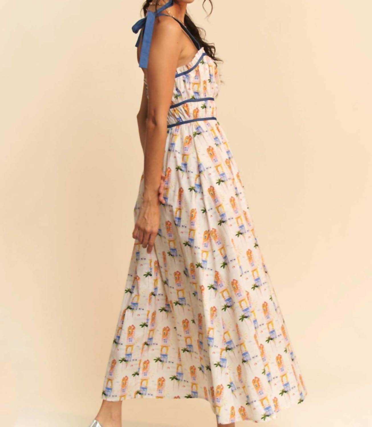 Davi & Dani - Sleeveless Maxi Sundress