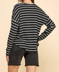 Les Amis - Basic Striped Top