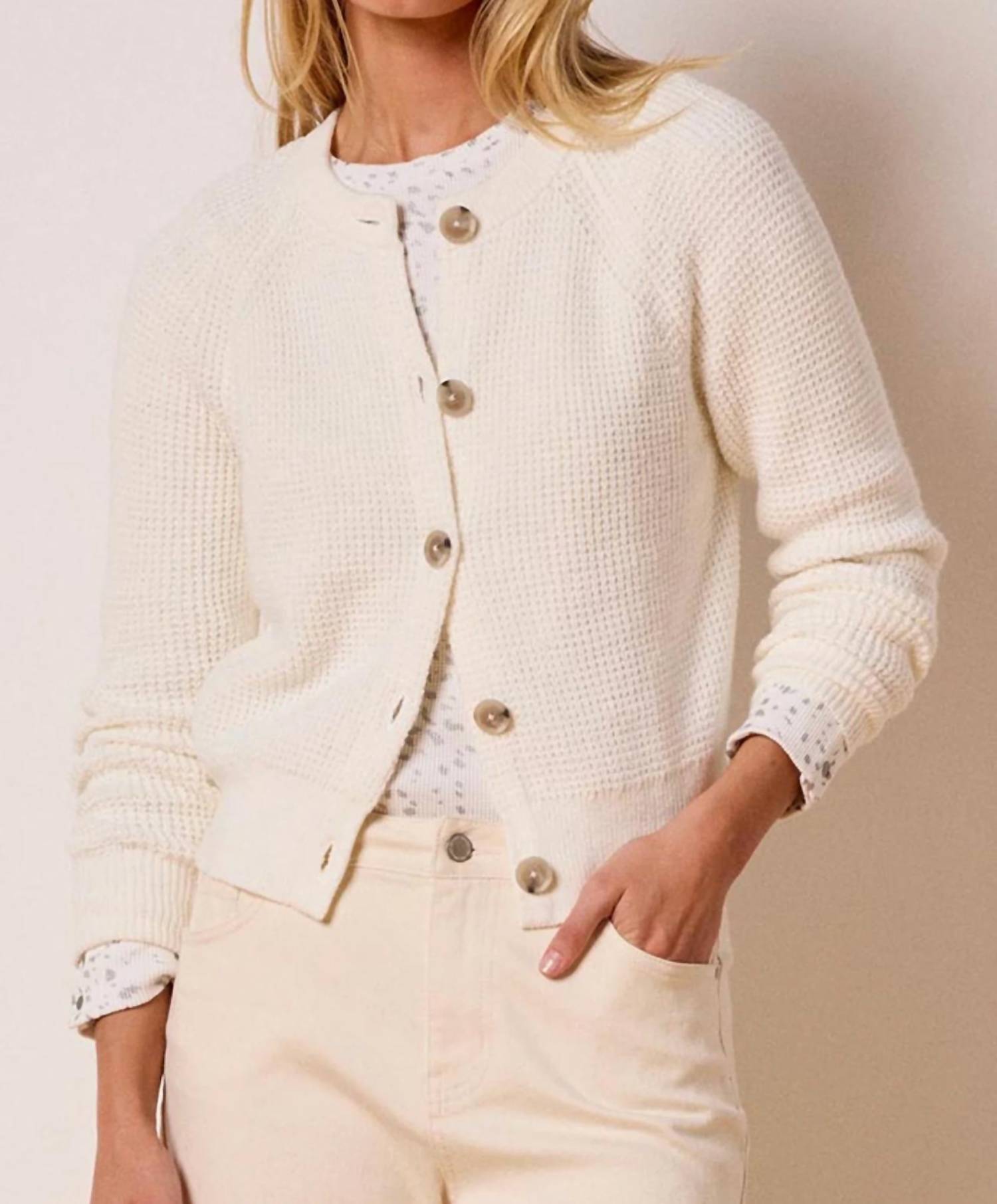 Nic + Zoe - Waffle Tuck Cardigan