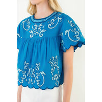 Thml - Scallop Edge Top