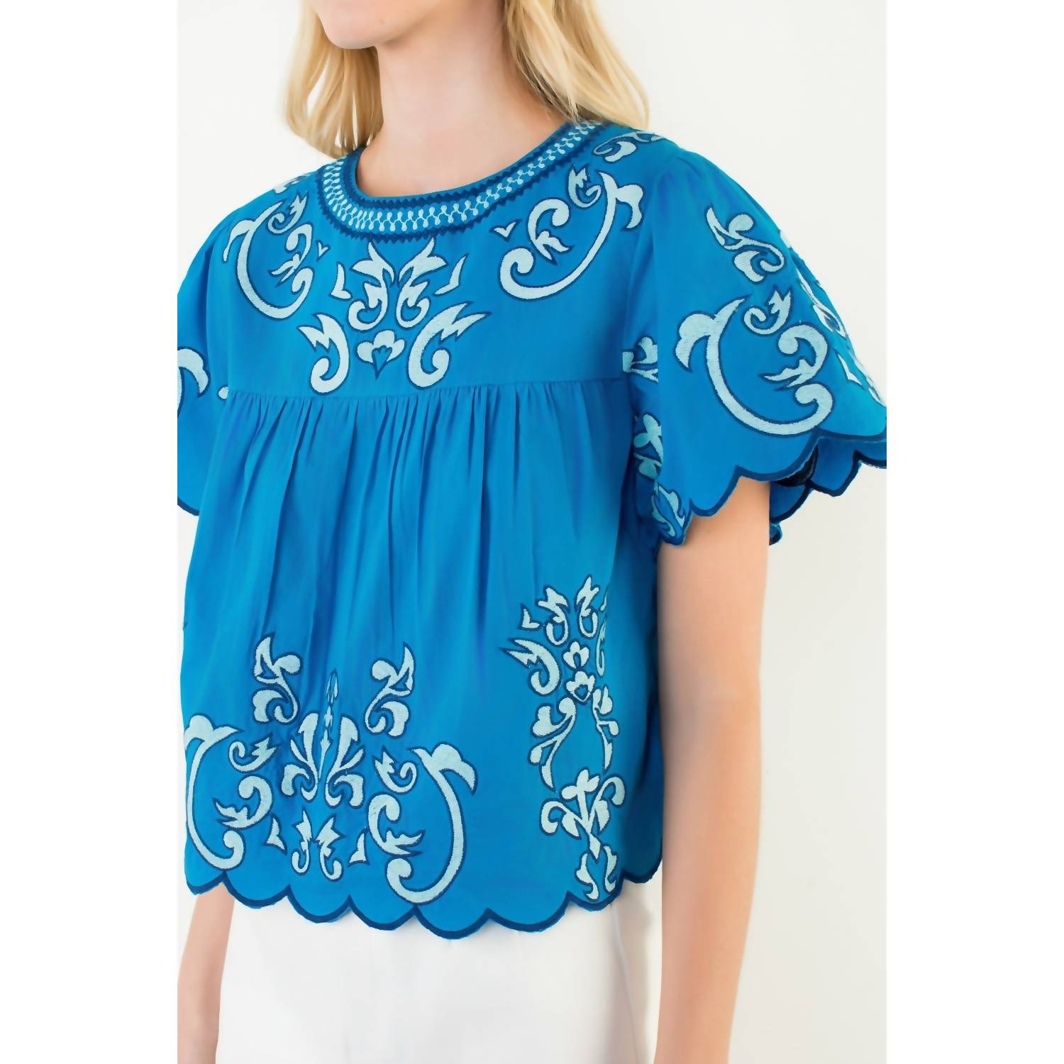 Thml - Scallop Edge Top