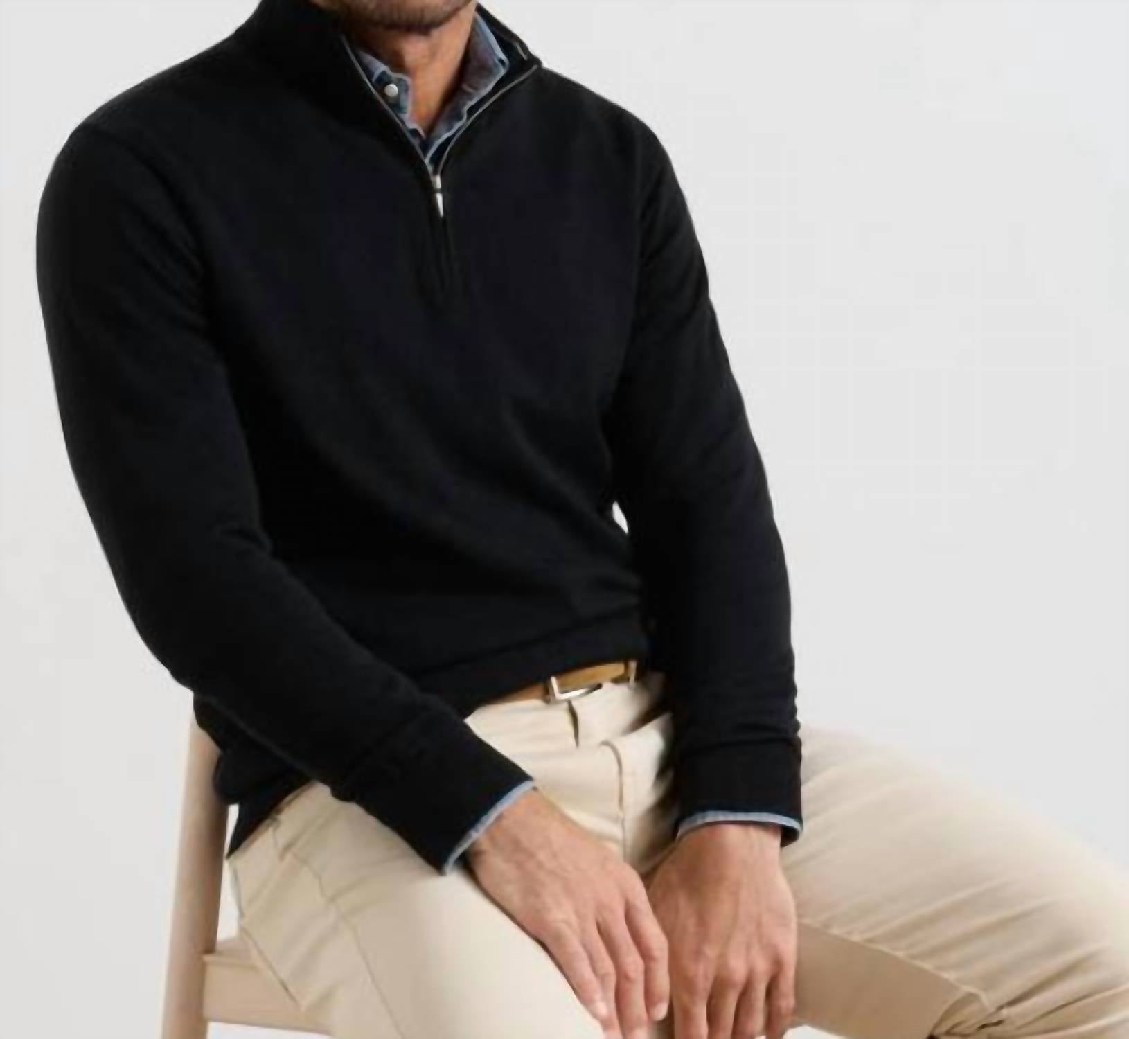 Peter Millar - Men's Autumn Crest Quarter Zip Sweater