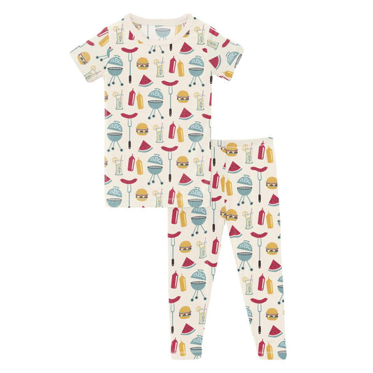 Kickee - Kid's Short Sleeve Pajama Set