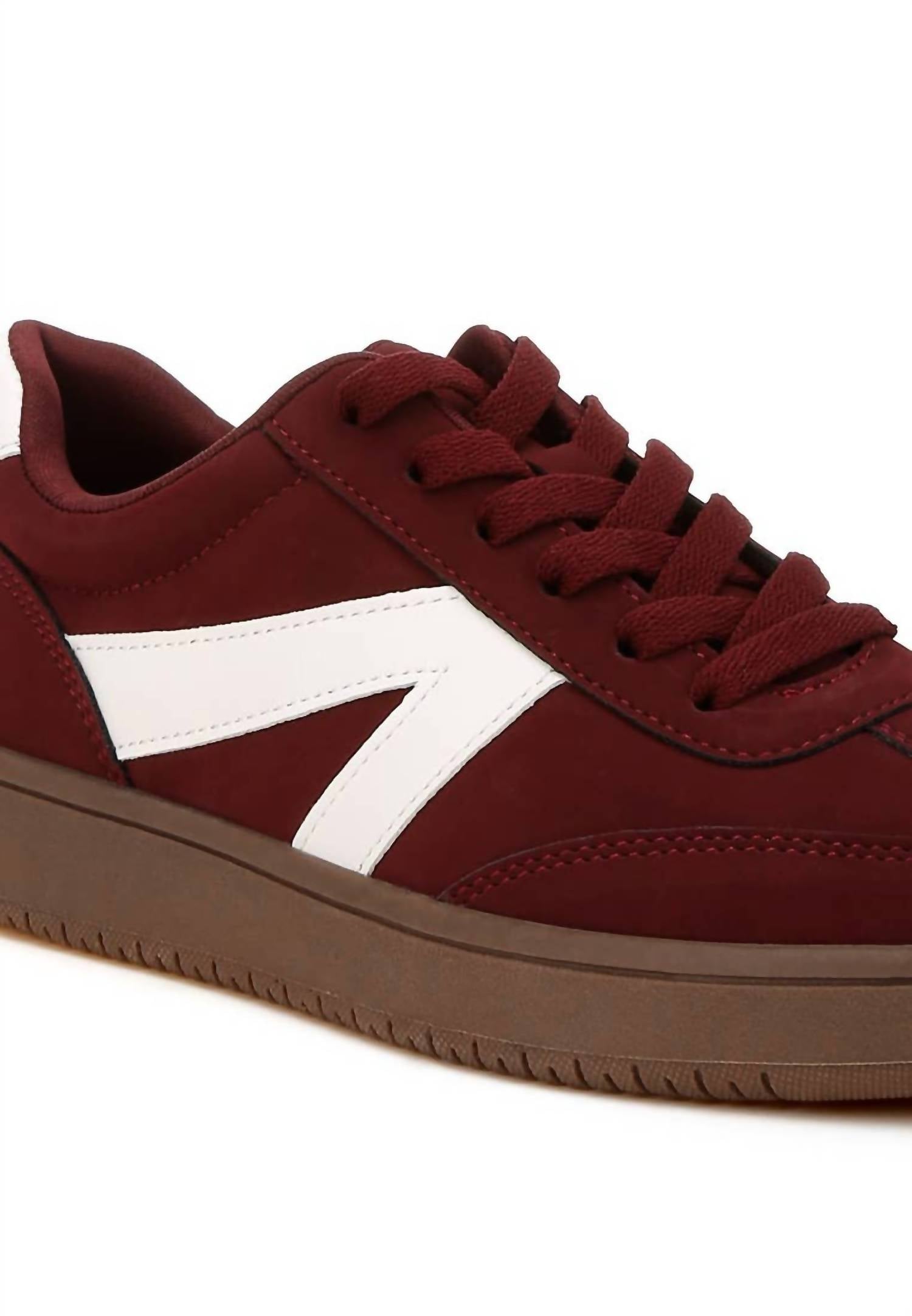 Rag Company - Women's Zoomer Contrasting Patchwork Chunky Sneakers